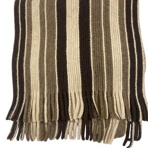 Express Design Studio-Lambs Wool/Cashmere Blend Scarf W/Fringe